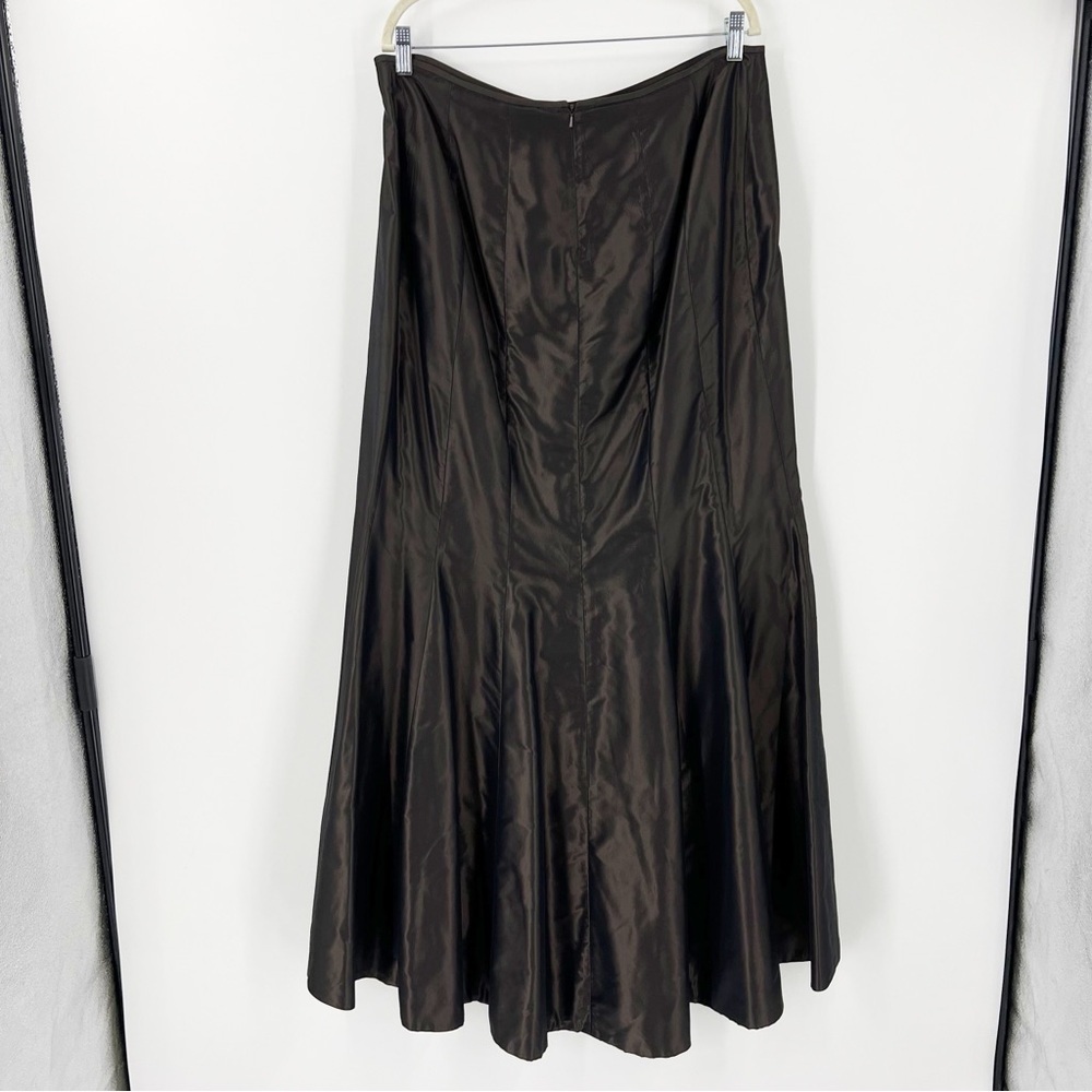 Carmen Marc Valvo 2 Piece MOTB Elegant Evening Wedding Attire Brown 16 - Picture 11 of 14